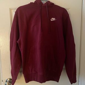 Nike Men's Maroon Hoodie